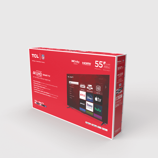 TCL 4K TV for announcements and entertainment in common