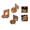 #CC2-3PCS, variant on Musical Note Instrument Jigsaw Puzzle Ornament Therapeutic Hands On Experience With Irregularly Shaped Instrument Fragments For Quiet Focus And Rewarding Accomplishment