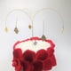 thumbnail image 2 of Forma Topper Cupcake Topper Muffin Decoración De De Imitación Colgante De dorado Soledad Parte superior de la fiesta para bodas, 2 of 8