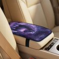 thumbnail image 4 of Xoenoiee Horse Galaxy Print 5 Pcs PU Leather Car Seat Covers Set with Seat Belt Pads & Console Cover, Universal Fit Waterproof Auto Interior Accessories for Most SUV, Truck, Sedan, Van, 4 of 7