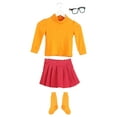 thumbnail image 2 of Velma Scooby Doo Kids Costume, 2 of 7