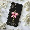 thumbnail image 5 of God Is Good Cross iPhone Case, Psalm 34:8 Floral Christian Design, Christian Scripture Floral Cross with Pink Bow, Dual Layer Touch Case for iPhone 11 12 13 14 15 16 Pro Max, 5 of 6