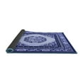thumbnail image 2 of Ahgly Company Indoor Round Oriental Blue Asian Inspired Area Rugs, 4' Round, 2 of 4