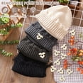 thumbnail image 2 of 120Pcs Wood Pom Poms Buttons Removable Hat Pom Pom Holder Easy to Install Pom Pom Keepers Pom Pom Hat Fasteners Pom Poms Hat Buttons for Knit Beanies and Toques, 2 of 11
