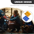 thumbnail image 3 of Phenofice 2pcs Shifter Cable Clamp Cable Clamp Aluminum Alloy Blue Motorcycle Riding, 3 of 8