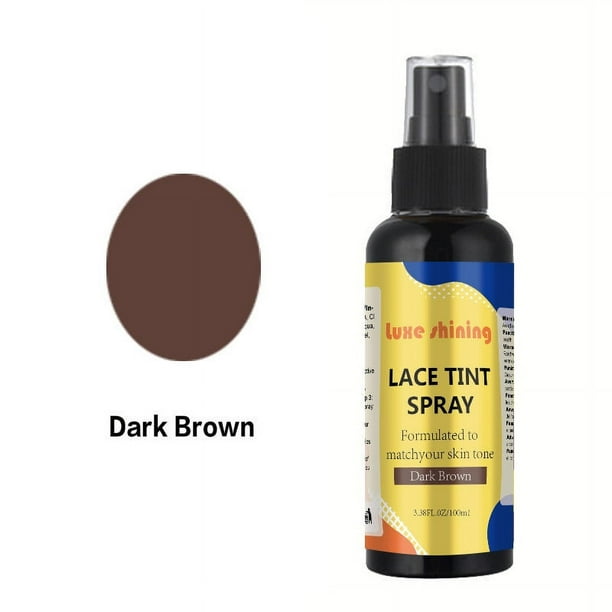 Spray de tinte para encaje, spray de tono para teñir encajes, aerosol de color, 100 ml, colorante para cabello peludo