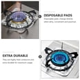 thumbnail image 2 of 50 Pcs 1 Bag Practical Disposable Cleaning Pads Gas Oven Covers (Silver), 2 of 7