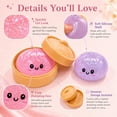 thumbnail image 2 of Pelotas antiestrés squishy de dumpling con caja vaporera Stantam, 2 of 7