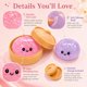 thumbnail image 3 of Pelota antiestrés Squishy Stantam Bao Bun tipo dumpling, 3 of 7