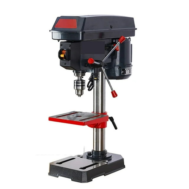 Benchtop Drill Press 13mm Variable Speed Cast Iron Bench Drill Worktable With Work Light Tabletop Drilling Machine ,Easy to Operate