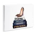 thumbnail image 3 of The Stupell Home Decor Collection Glam Fashion Book Set Leopard Pumps Heels Wall Plaque Art, 3 of 5