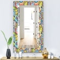 thumbnail image 4 of DESIGN ART Designart 'Pink Blossom 10' Traditional Mirror - Printed Wall Mirror 27.6 in. wide x 39.4 in. high, 4 of 5