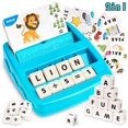 thumbnail image 1 of Máquina de juegos a juego de letras para niños, juguetes educativos de aprendizaje de ortografía, Lectura, Inglés, Montessori, regalo para niños, 2023, 1 of 4