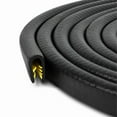 thumbnail image 1 of Sello de goma para bordes, negro, grande, 6 mm x 3,05 m, para coche y barco, 1 of 4