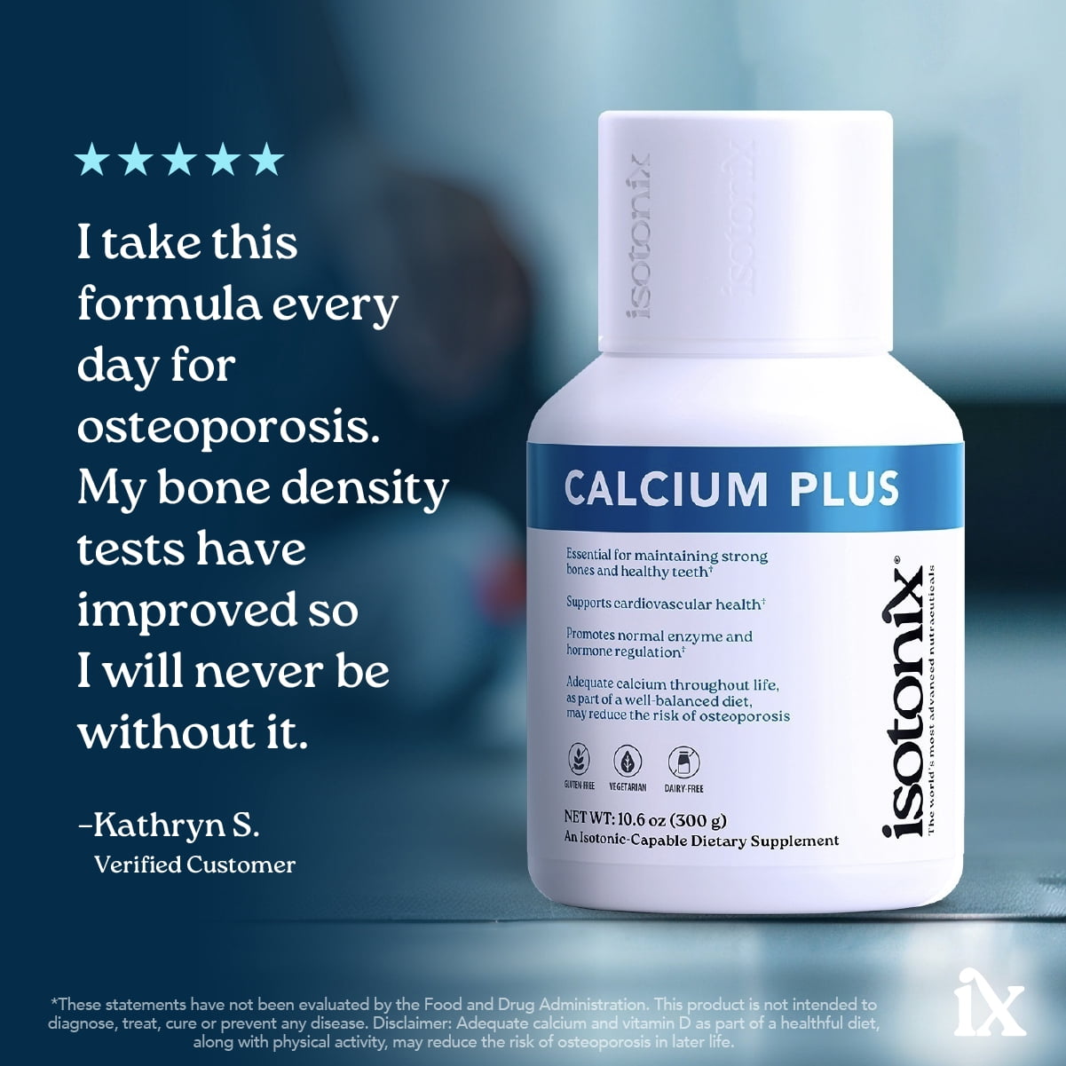 Isotonix® Calcium Plus – Calcium, Magnesium, Vitamin D3, Vitamin C & Boron Supplement for Bone, Muscle, and Cardiovascular Health – 90 Servings – Natural Orange-Mango Flavor