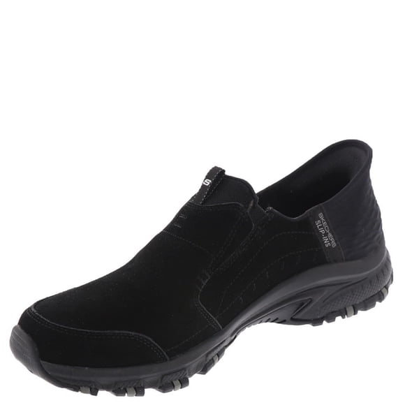 Zapatos Skechers Hillcrest Sunapee Negro Ante Resistente al Agua