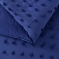 thumbnail image 2 of JML Tufted Design Jacquard Comforter Set Navy Queen 3 Piece, 2 of 5