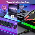 thumbnail image 3 of SANPTENT Wireless Gaming Keyboard and Mouse Combo, 87 Keys RGB LED Backlit Rechargeable, W/2.4G Wireless Receiver, for Windows Computer PC Gamer, 3 of 7