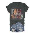 thumbnail image 1 of TINZ T-Shirt Décontracté à Col Rond / Manches Courtes pour Confort & Style T-Shirts pour Femmes 100 Polyester Col Roulé, 1 of 2