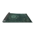 thumbnail image 2 of Ahgly Company Indoor Rectangle Medallion Light Blue Traditional Area Rugs, 2' x 3', 2 of 4