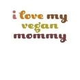 thumbnail image 2 of CafePress - I Love My Vegan Mommy Onesie - Baby Light Bodysuit, Size Newborn - 24 Months, 2 of 4