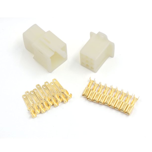 2 juegos de terminales de conector de enganche de 9 pines de 2.8 mm para eléctricos