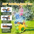 thumbnail image 4 of Edunwind Baseball Sprinkler for Kids Outdoor Water Play Sprinklers Water Toys for Kids Ages 4-8, 2 in 1 Snail T Ball Set, Summer Backyard Lawn Swimming Pool Birthday Toys for Boys Girly Ages 4+, 4 of 9