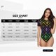 thumbnail image 5 of Fotbe Mardi Gra Geometric Body de Mujer con Cuello Redondo y Mangas Cortas, Sin Mangas Ajustado, Suave, Cómodo y Básico-Small, 5 of 7