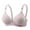 Light Gray, variant on Womens Flower Underwire Bra Adjustable Straps Deep V Neck Comfy Breathable Everyday Wear 38