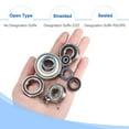 thumbnail image 4 of 6802-2RS Ball Bearing 2pcs 9/16"x15/16"x3/16" Z2 Double Rubber Seal, Black, 4 of 6