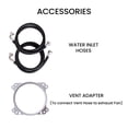 thumbnail image 6 of Equator Pet Compact 110V Vented/Ventless 15 lbs Sani Combo Washer Dryer Silver, 6 of 19