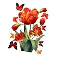 thumbnail image 4 of Adhesivos de Ventana con Diseño Floral Y Primaveral, Decoración Estática para Interiores, 4 of 9