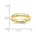 thumbnail image 2 of Ladies Yellow Plated Sterling Silver 4mm Wedding Band Ring, 2 of 4