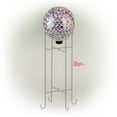 thumbnail image 5 of Alpine Corporation 10" Glass Mosaic Iridescent Gazing Globe, Multicolor, 5 of 12