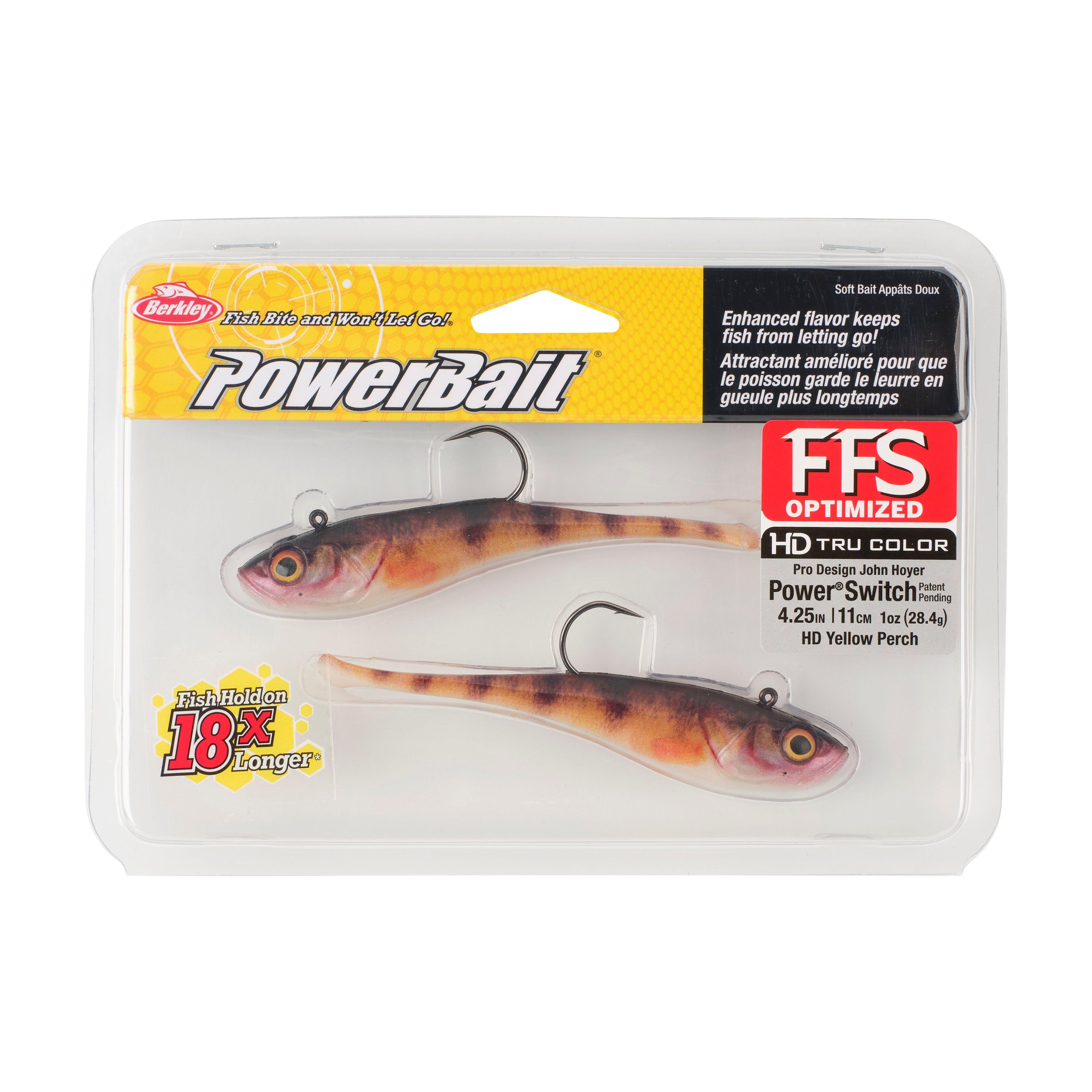 Berkley PowerBait® Power® Switch, 4.25 in, HD Yellow Perch