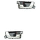 thumbnail image 1 of Par de Manijas Puerta Interior HUSHAN 2003 al 2006 MITSUBISHI Delanteras/Traseras Color Negro/Plata, 1 of 4