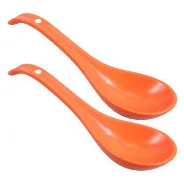 WSTEER 2 Pcs Ceramic Spoons Serving Spoons Soup Spoons Asian Spoons Japanese Soup Spoons