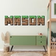 thumbnail image 1 of Calcomanías de pared personalizadas con nombres famosos, decoraciones de juegos, 1 of 2