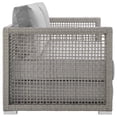 thumbnail image 3 of Afuera Living Wicker Patio Loveseat in Gray, 3 of 8