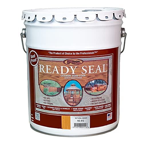 2-Pack of 5 gal Ready Seal 370045 Natural Cedar Exterior Stain & Sealer for Wood