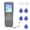 Blue, variant on YAHHU 125KHZ Magnetic Card Copier Voice Prompt Full Decoding Reader Writer for IC ID Access Control Elevator Security System Includes 5 Blue Key Tags 9.06 inches / 23.00 cm Length