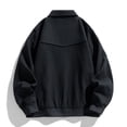 thumbnail image 4 of Winter Jackets for Men Cotton Contrast Color Washed Vintage Work Jacket Lapel Long Sleeve Full Zip Loose Casual Outer Coat Fashion Casual Coats, 4 of 9