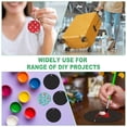 thumbnail image 6 of Acrylic Keychain Blanks, 2.5 Inch Round Clear Disc Ornaments for DIY Keychain, Crafting Vinyl Projects 2.5 Inch Black, 6 of 6