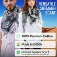 thumbnail image 5 of Yuanlong Womens Scarves Plaid Print Scarf With Fringe Classic Leisure Trendy Business Casual Wear Scarf, 5 of 7