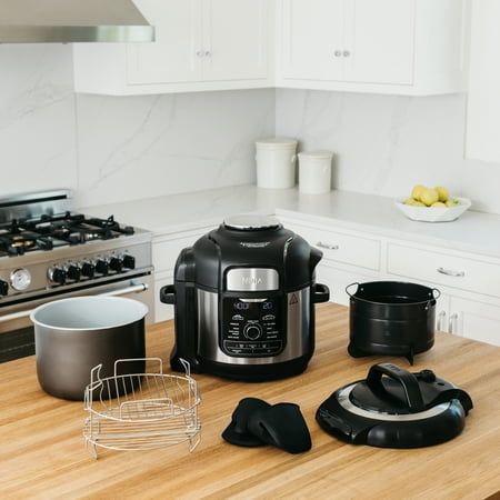 Ninja Foodi 8qt 9-in-1 Deluxe XL Digital Multi Cooker with Air Fryer - Stainless Steel/Black