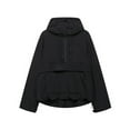 thumbnail image 1 of WEIYLL Womens Fall Tops Plus Size Windproof Rainproof Hooded Lightweight Coat Adjustable Drawstrings Black Ladies Fall Blouses ,L, 1 of 8