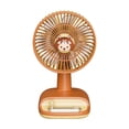 thumbnail image 2 of Ventilador de escritorio mini recargable por USB con viento ajustable de 3 velocidades, diseño portátil de mano y clip para dormitorio, oficina y exteriores., 2 of 7