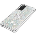 thumbnail image 5 of Funda para Xiaomi Redmi Note 11 4G/Note 11S 4G con Brillo Líquido Flotante, Purpurina, Parachoques y Anillo Giratorio Soporte, 5 of 5