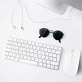 thumbnail image 2 of Ratón Óptico Inalámbrico YOMYM Blanco Recargable con Receptor USB y Adaptador Tipo-c para Computador, 2 of 7