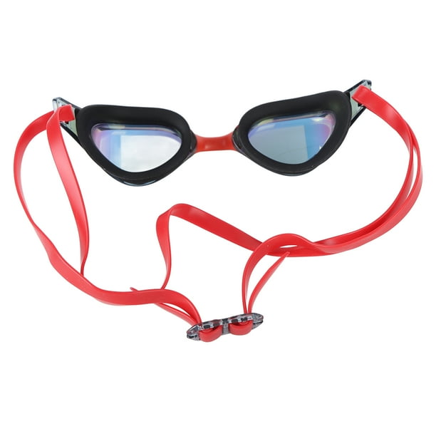Swimming Goggles PC Lenses Comfort Swim Racing Goggles With 2 Nose Holders For Underwater Diving Red Black White Blue White Sliver